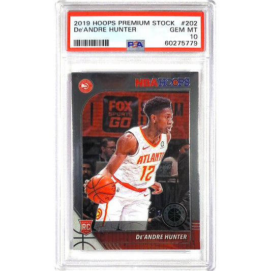 2019 Hoops Premium Stock De’Andre Hunter #202 PSA GEM MT 10