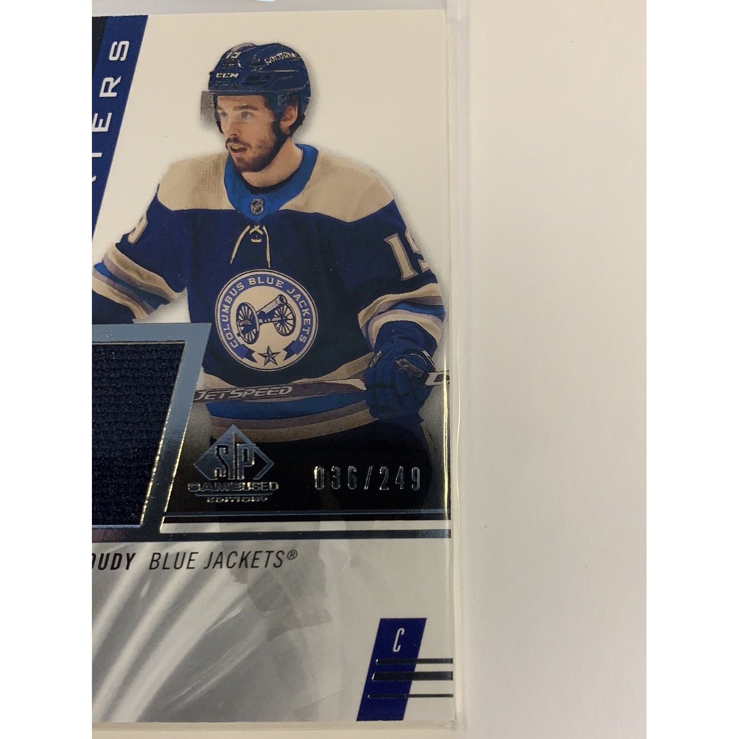  2020-21 SP Game Used Edition Liam Foudy Rookie Sweaters /249  Local Legends Cards & Collectibles