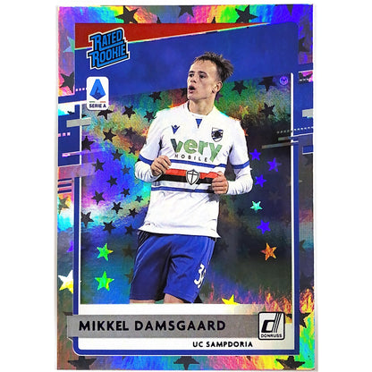 2020-21 Chronicles Donruss Mikkel Damsgaard Purple Astro Rated Rookie