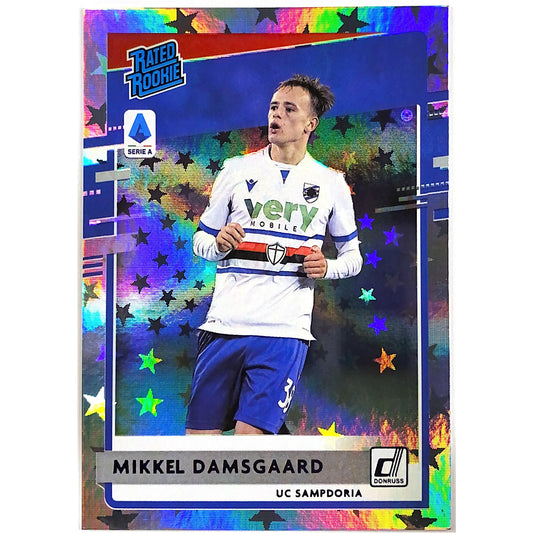2020-21 Chronicles Donruss Mikkel Damsgaard Purple Astro Rated Rookie