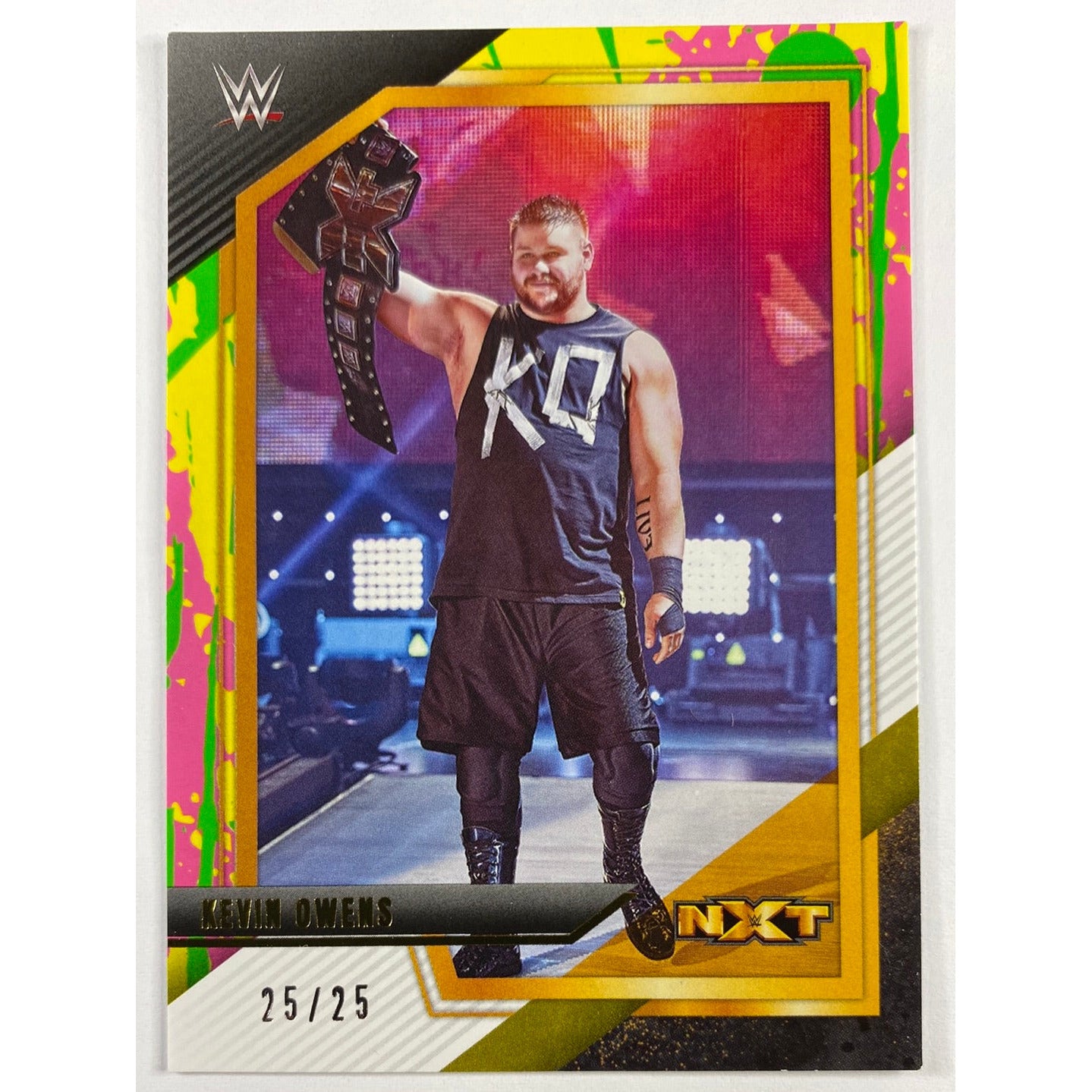 2022 Panini NXT Kevin Owens Tie Die 25/25