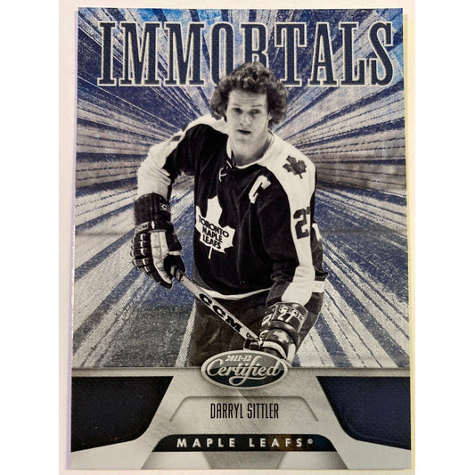 2011-12 Panini Certified Immortals Darryl Sittler