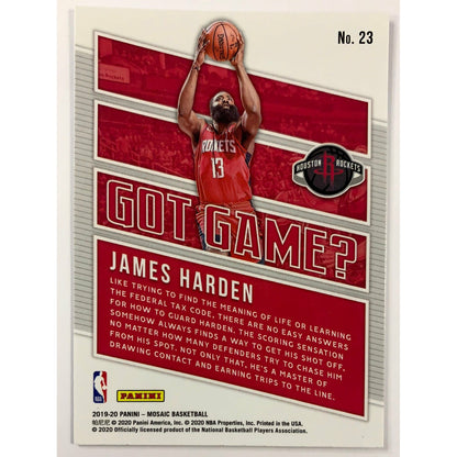 2019-20 Mosaic James Harden GARBAGE