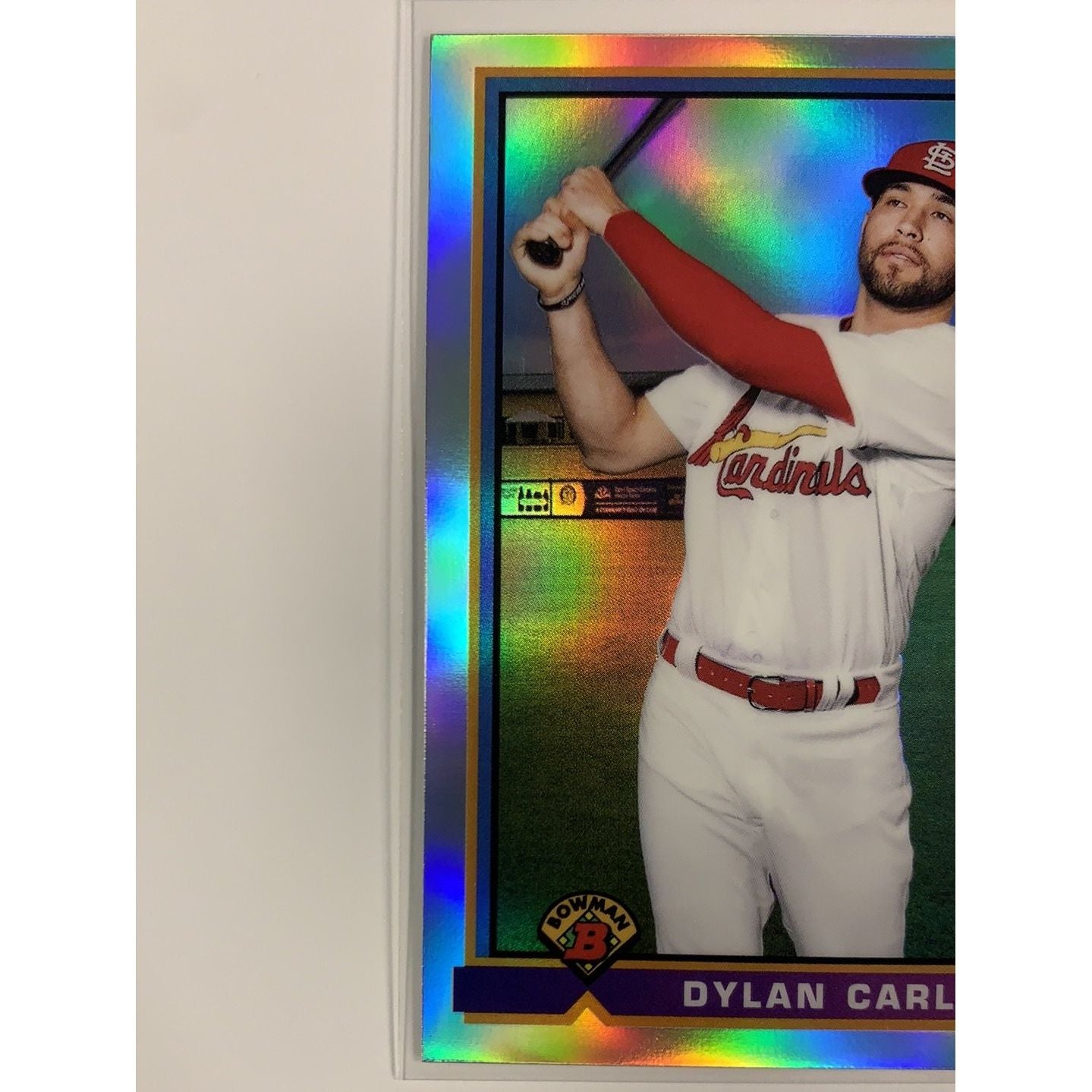  2021 Bowman Chrome Dylan Carlson 91’ RC Refractor  Local Legends Cards & Collectibles