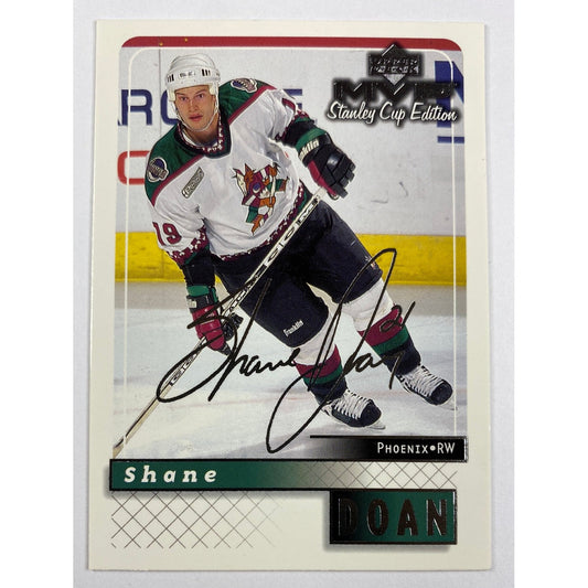 1999-00 MVP Shane Doan Silver Script