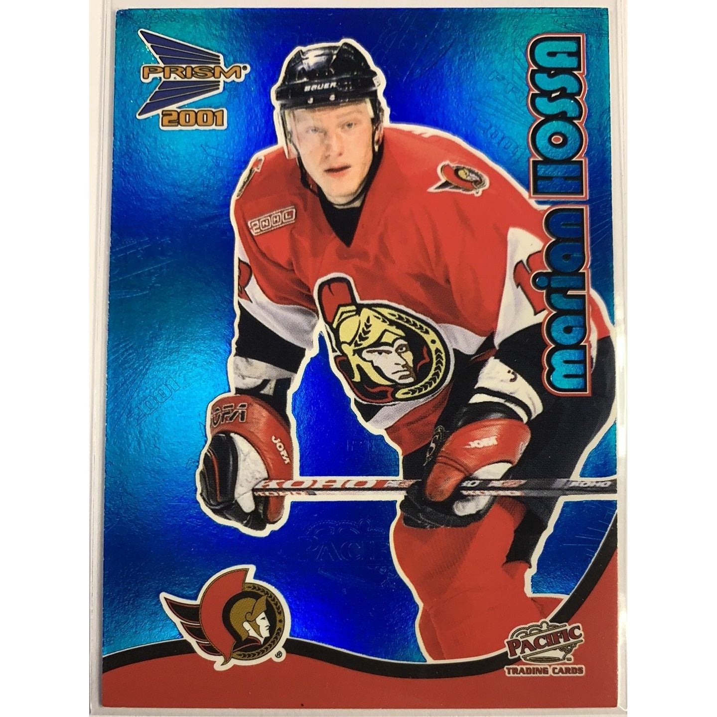  2000-01 Pacific Prism Marian Hossa Blue Parallel  Local Legends Cards & Collectibles