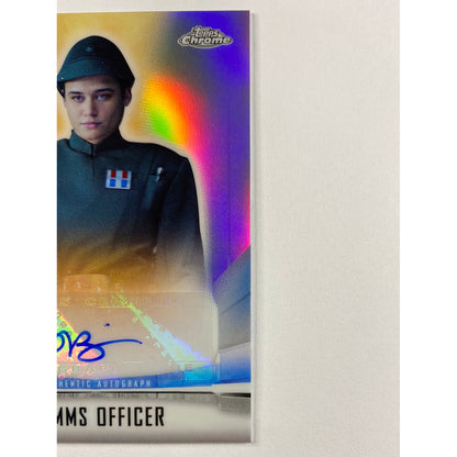 Topps Chrome The Mandalorian Comms Officer Katy O’Brian Auto Refractor