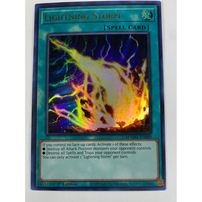 Lightning Storm Ultra Rare MAMA-EN089 | Local Legends Cards & Collectibles