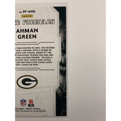  2020 Donruss Ahman Green Power Formulas  Local Legends Cards & Collectibles