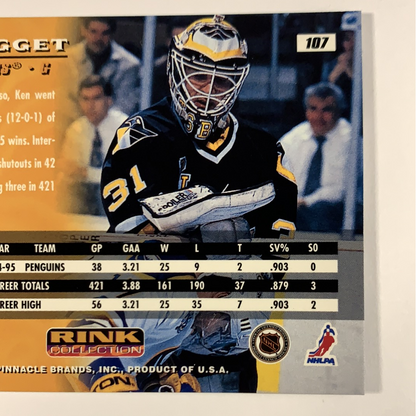  1995-96 Pinnacle Ken Wregget Rink Collection  Local Legends Cards & Collectibles