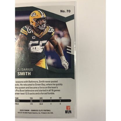  2020 Donruss Elite ZaDarius Smith Pink Parallel  Local Legends Cards & Collectibles