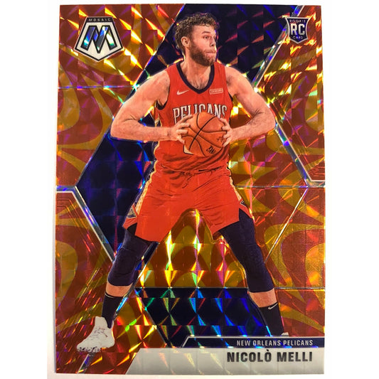  2019-20 Mosaic Nicolo Melli Orange Reactive Prizm RC  Local Legends Cards & Collectibles