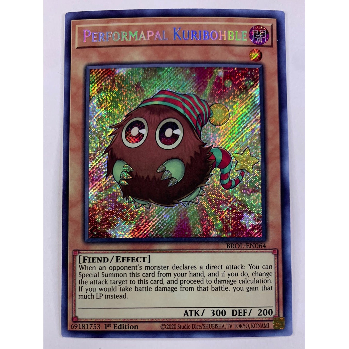Performapal Kuribohble Prismatic Secret Rare BROL-EN04