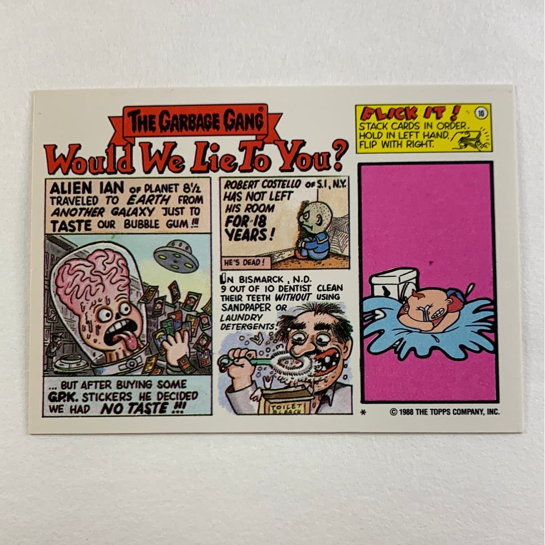 1988 Topps Garbage Pail Kids Bomb Shelly Die Cut