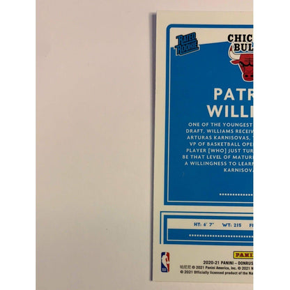 2020-21 Donruss Optic Patrick Williams Rated Rookie
