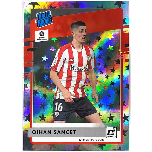 2020-21 Chronicles Donruss Oihan Sancet Purple Astro Rated Rookie