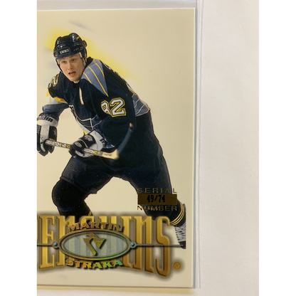  2000-01 Pacific Paramount Martin Straka Gold Holo /74  Local Legends Cards & Collectibles