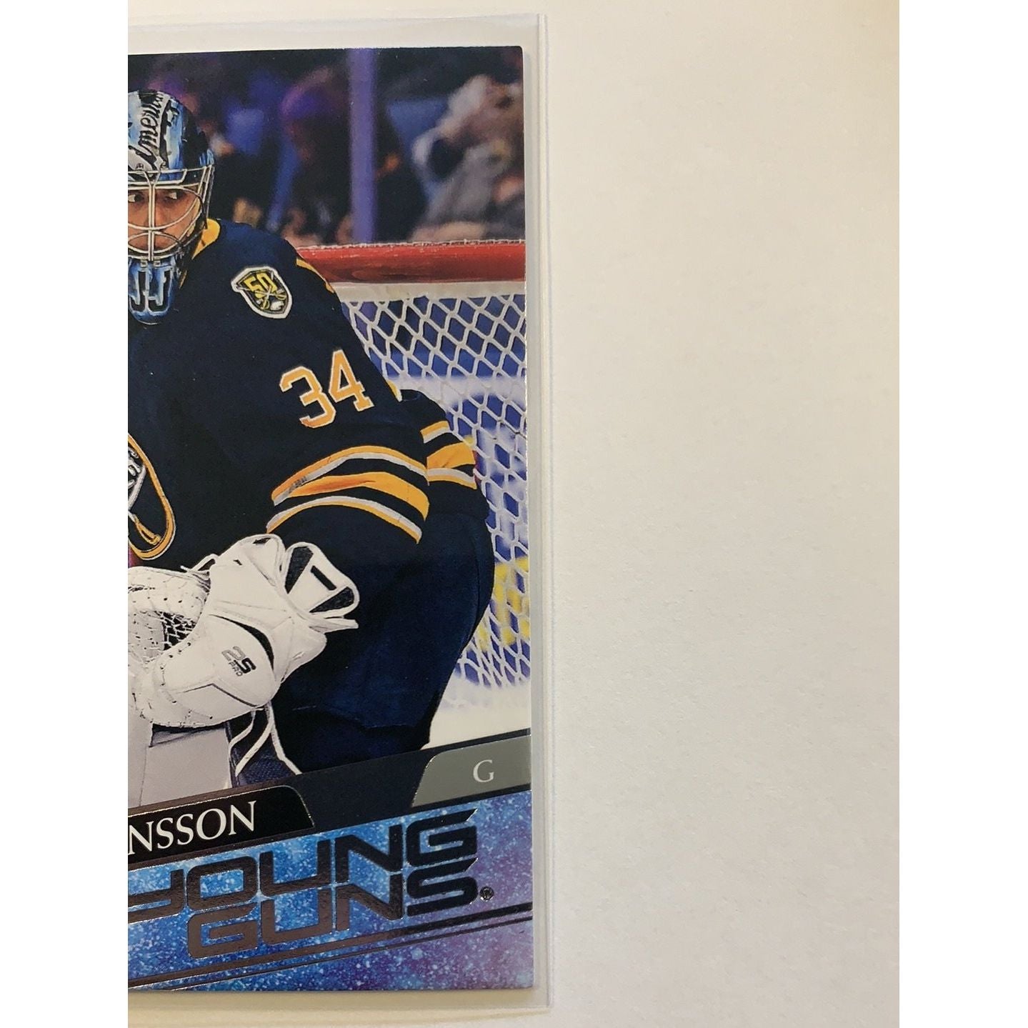  2020-21 Upper Deck Series 1 Jonás Johansson Young Guns DAMAGED  Local Legends Cards & Collectibles