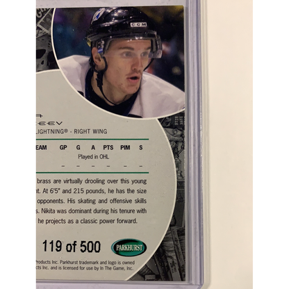  2001-02 Parkhurst Nikita Alexeev Siver Foil Rookie Card /500  Local Legends Cards & Collectibles