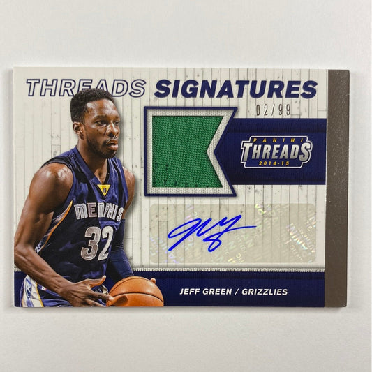 2014-15 Threads Jeff Green Threads Signatures 02/99