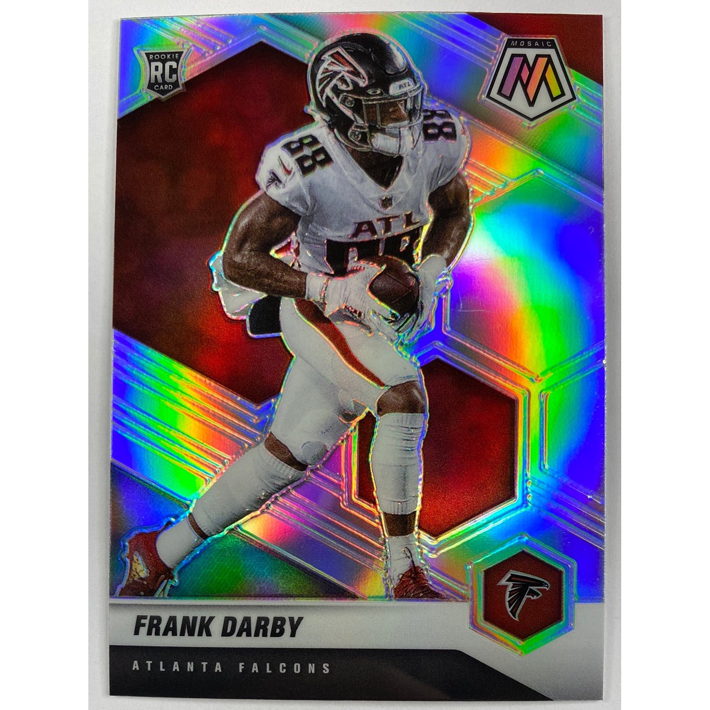 2021 Mosaic Frank Darby Silver Holo Prizm RC