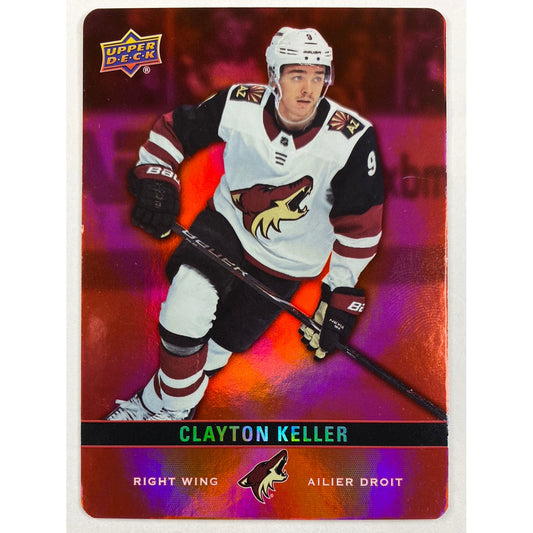 2019-20 Tim Hortons Clayton Keller Red Die Cut