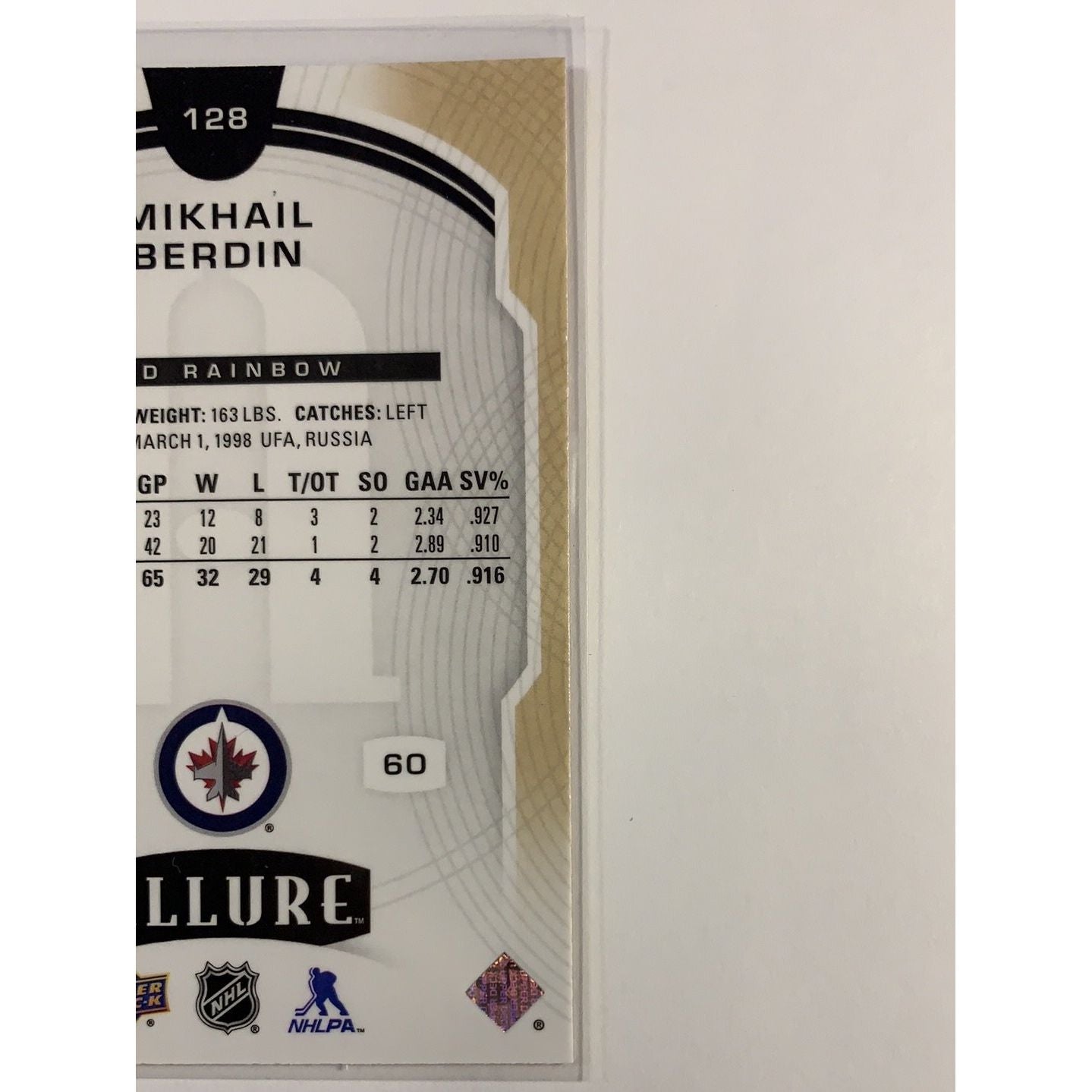  2020-21 Allure Mikhail Berdin Red Rainbow Rookie  Local Legends Cards & Collectibles