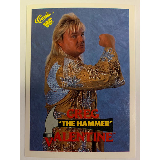  1990 Classic WWF Greg “The Hammer” Valentine  Local Legends Cards & Collectibles