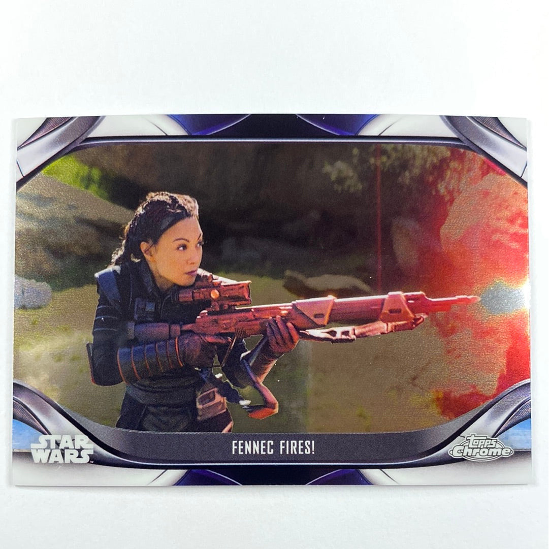 Topps Chrome The Mandalorian Fennec Fires!