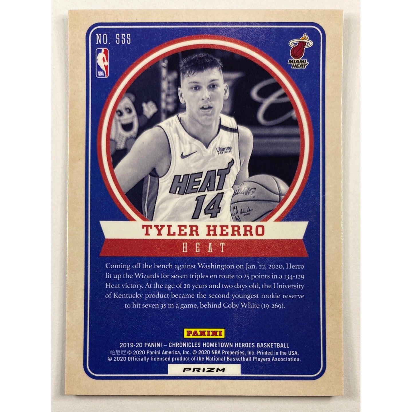 2019-20 Chronicles Hometown Heroes Holo RC