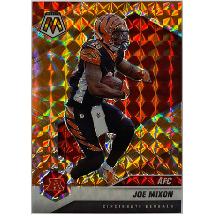 2021 Mosaic Joe Mixon AFC Orange Reactive Prizm