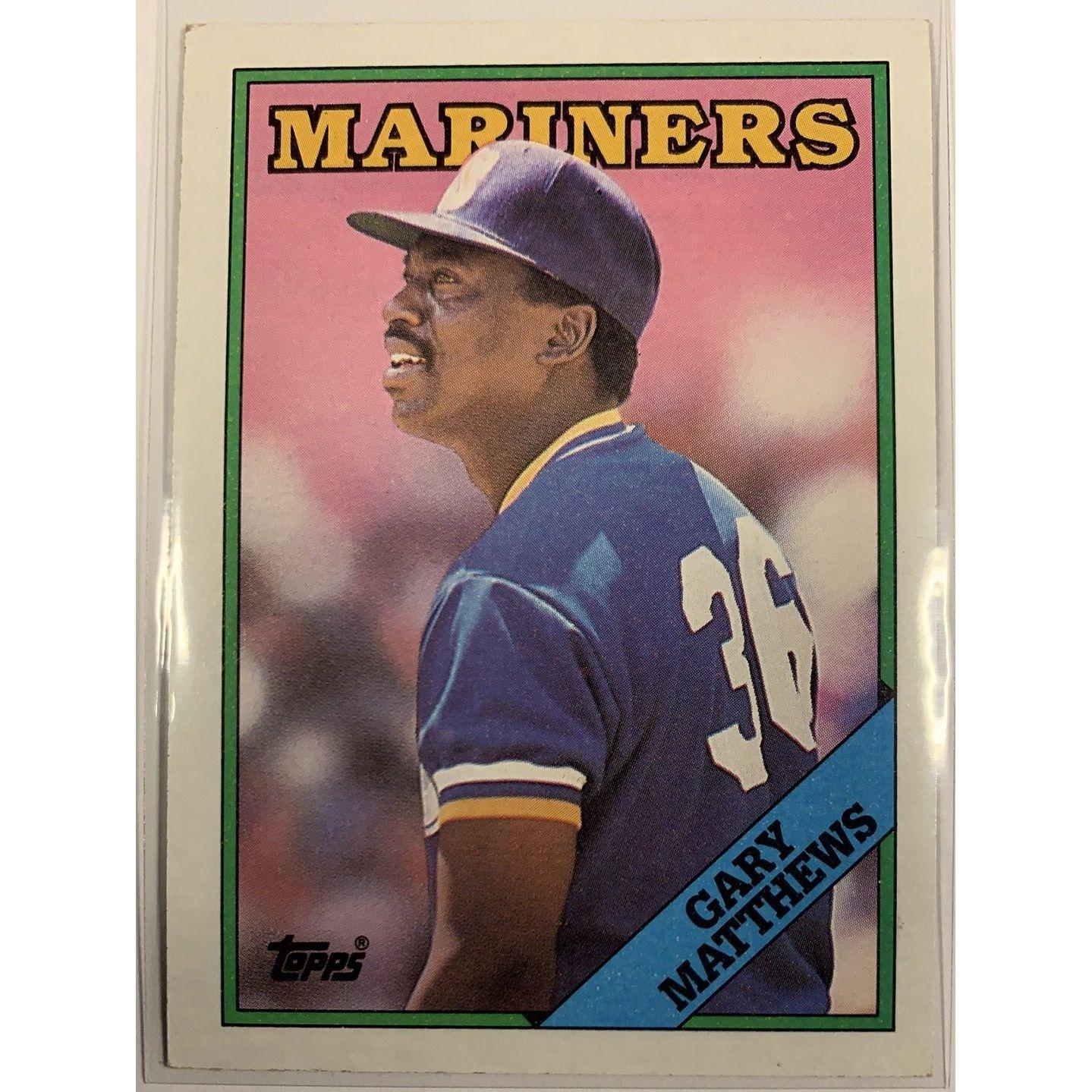  1988 Topps Gary Matthews #156  Local Legends Cards & Collectibles