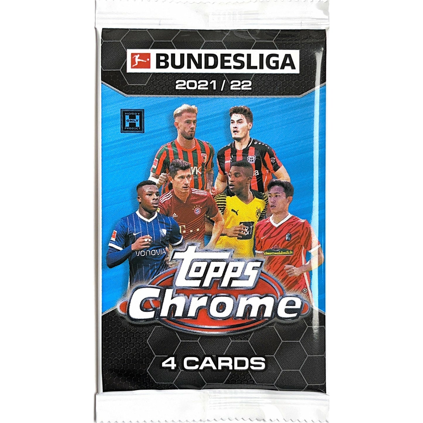 2021-22 Topps Chrome Bundesliga Soccer Hobby Pack