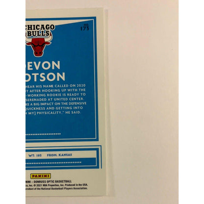 2020-21 Donruss Optic Devon Dotson Silver Prizm Rated Rookie