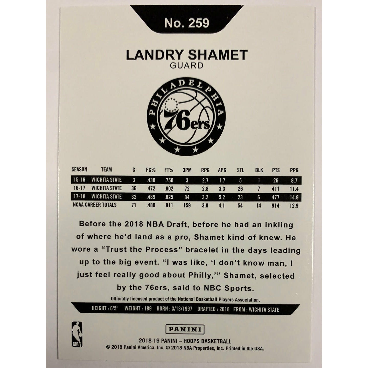  2018-19 Hoops Landry Shamet RC  Local Legends Cards & Collectibles