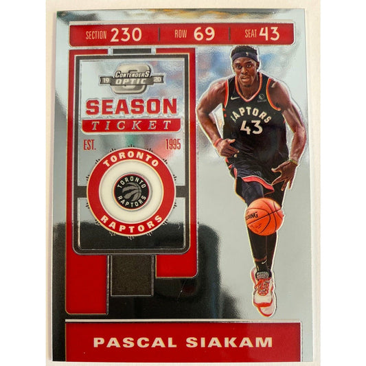  2019-20 Contenders Optic Pascal Siakam Season Ticket  Local Legends Cards & Collectibles