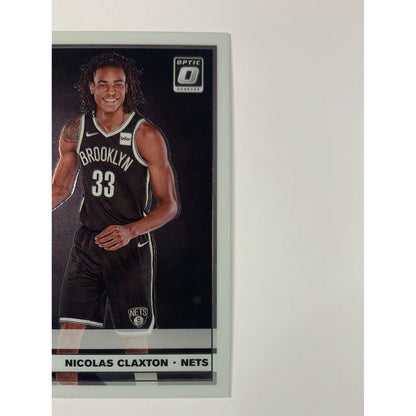 2019-20 Donruss Optic Nicolas Claxton Rated Rookie