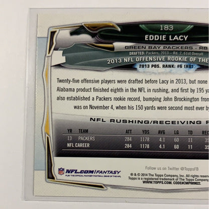 2014 Topps Eddie Lacy Rookie of the Year  Local Legends Cards & Collectibles