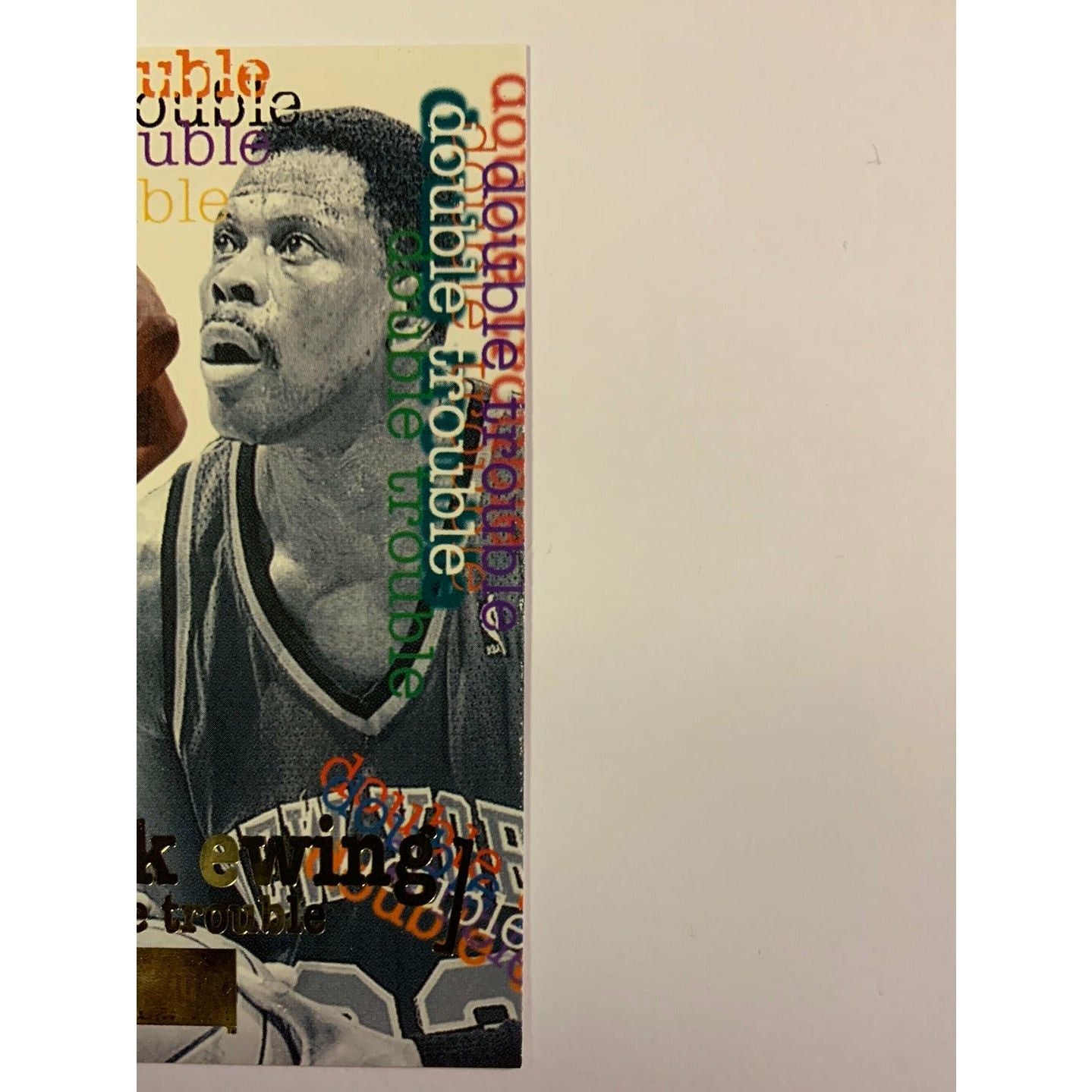  1996-97 Skybox Premium Patrick Ewing Double Trouble  Local Legends Cards & Collectibles