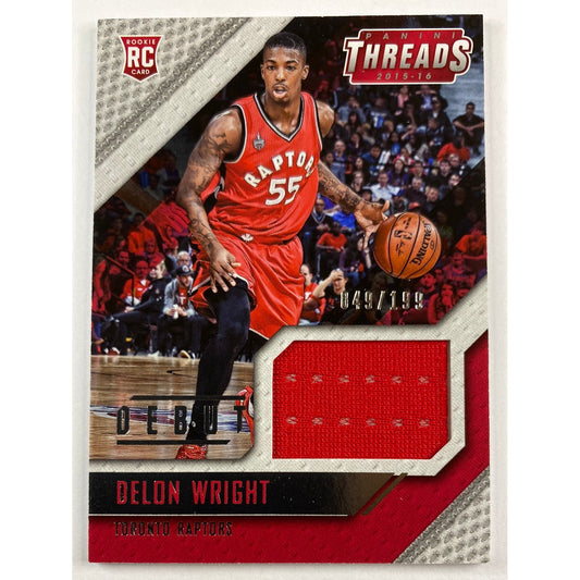 2015-16 Threads Delon Wright Debut Patch RC /199