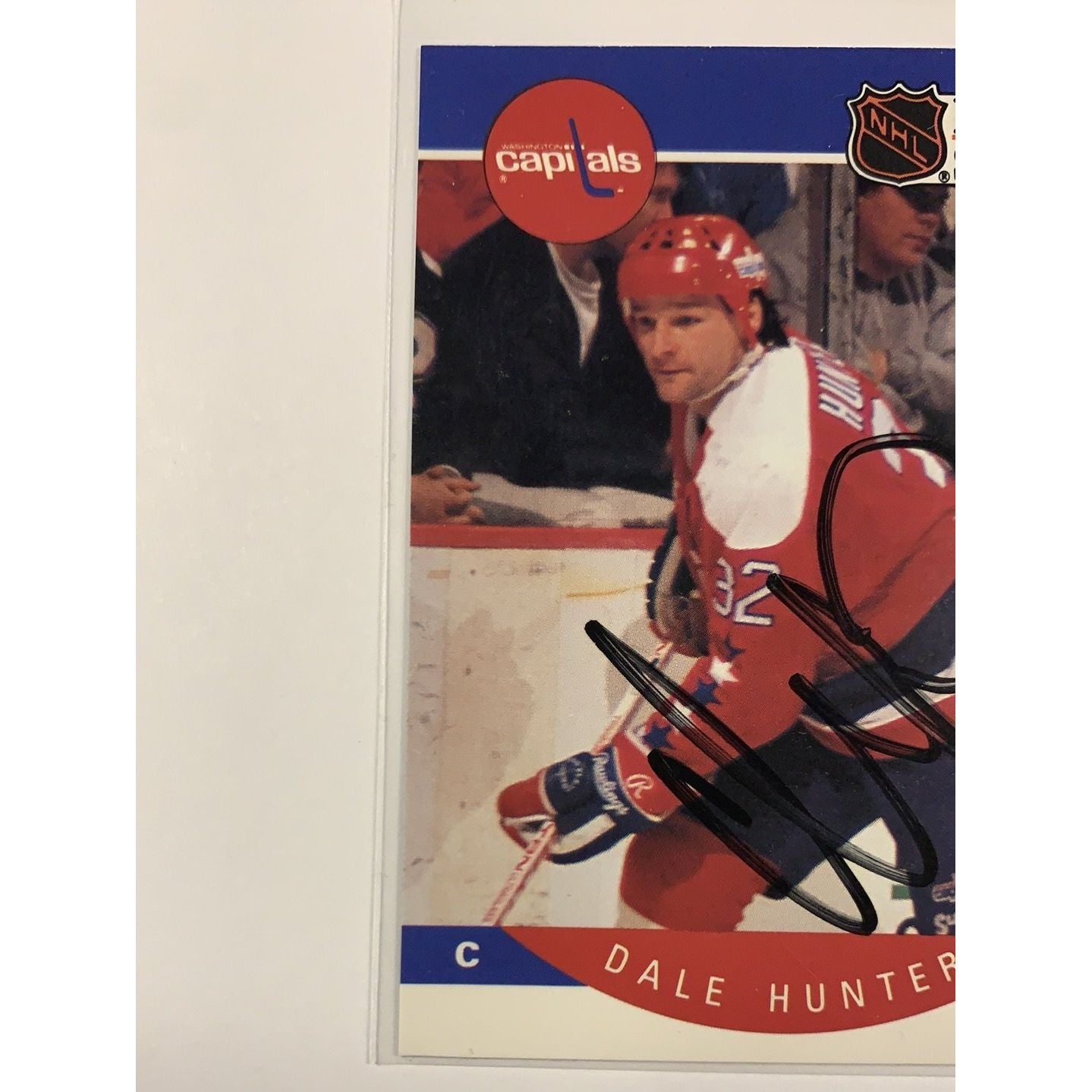  1990 Pro Set Dale Hunter In Person Auto  Local Legends Cards & Collectibles