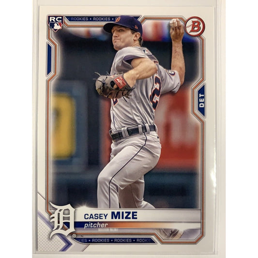  2021 Bowman Casey Mize RC #31  Local Legends Cards & Collectibles