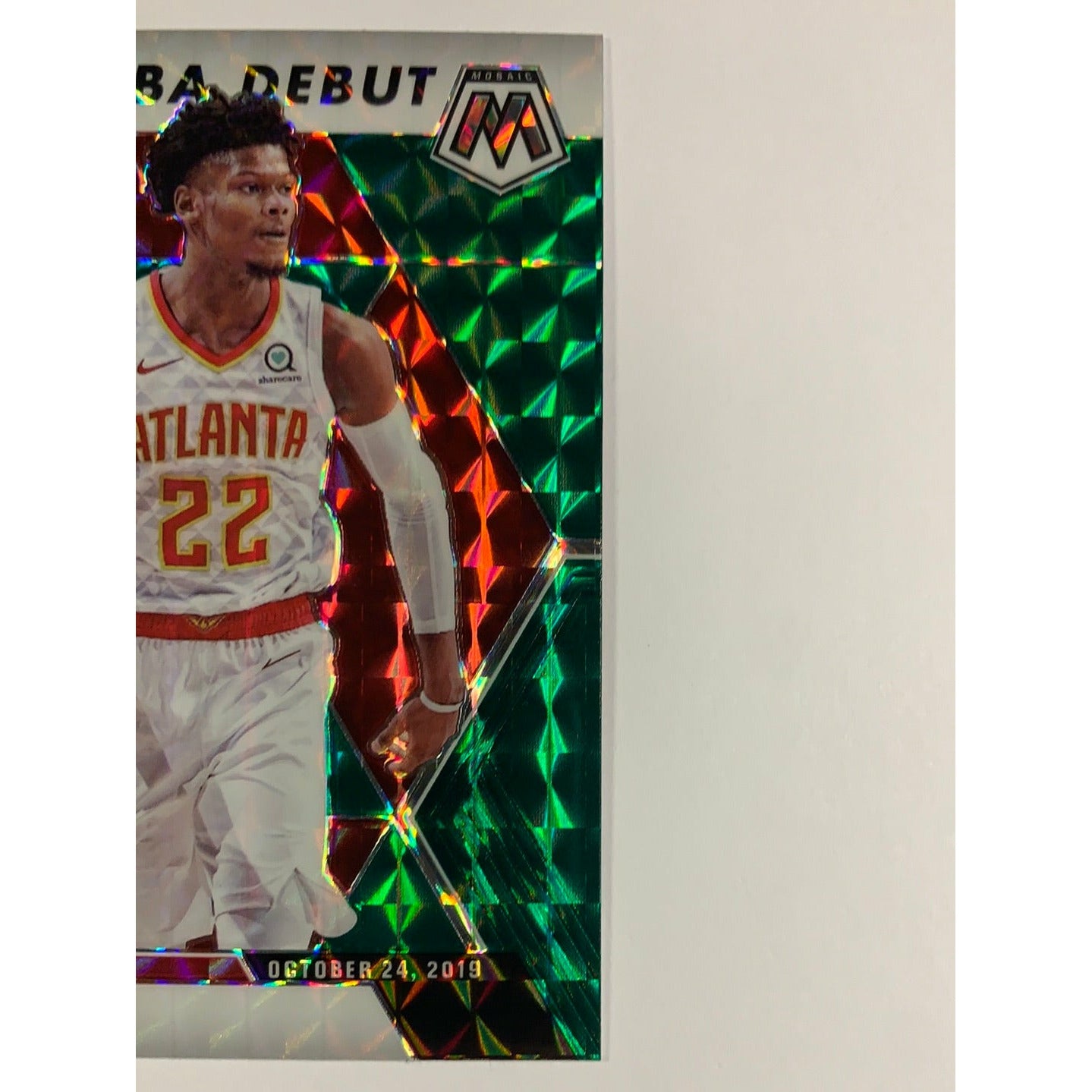 2019-20 Mosaic Cam Reddish Green Mosaic Prizm NBA Debut Rookie Card