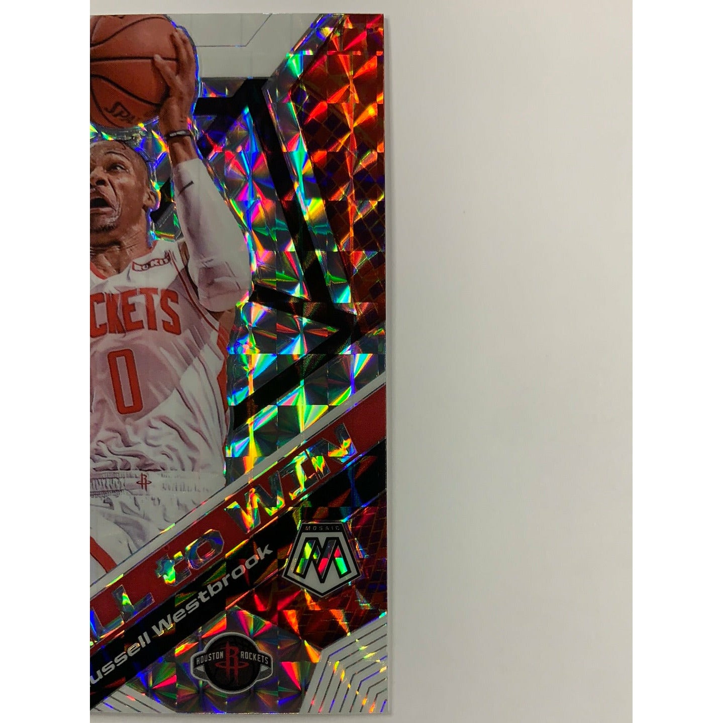 2019-20 Mosaic Russel Westbrook Will to Win Prizm