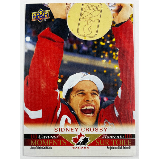 2021-22 Tim Hortons Sidney Crosby UD Canvas Moments