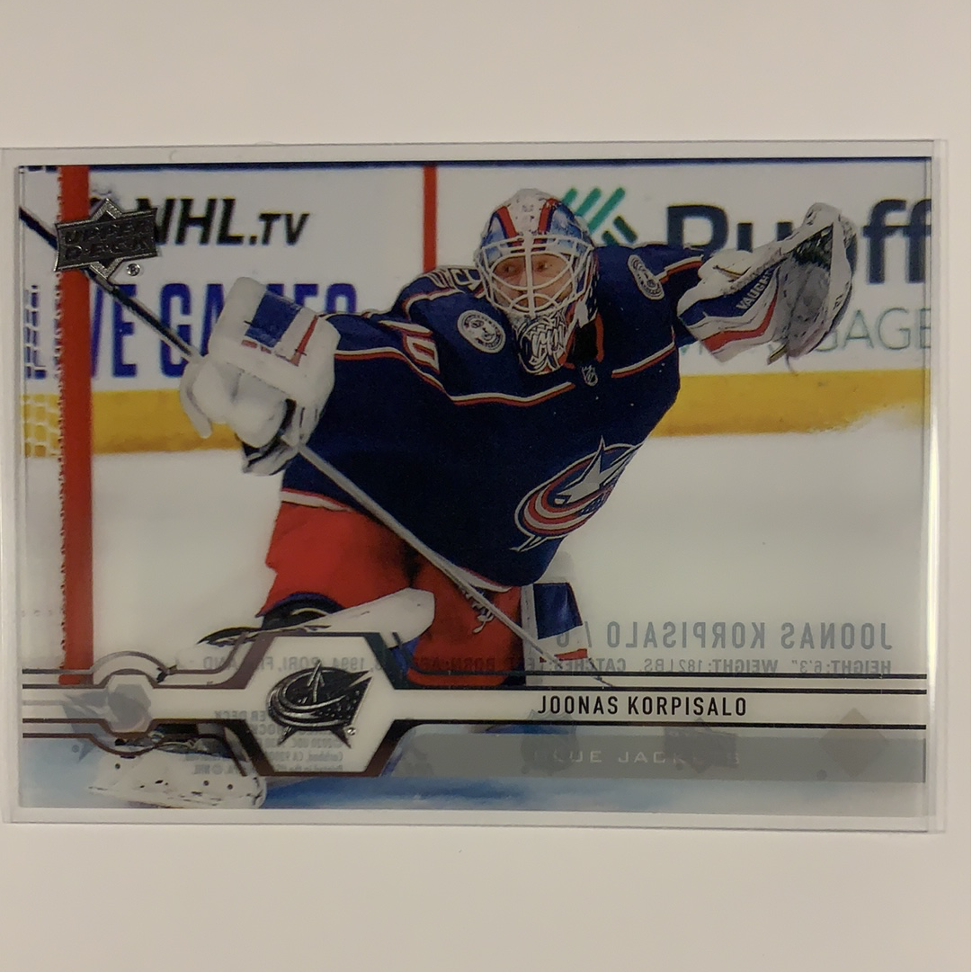  2019-20 Upper Deck Jonás Korpisalo Clear Cut  Local Legends Cards & Collectibles