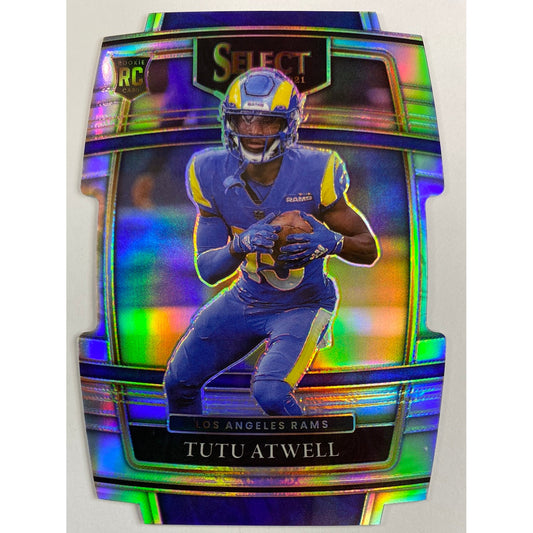 2021 Panini Prizm Tutu Atwell Die Cut Silver Holo Prizm RC