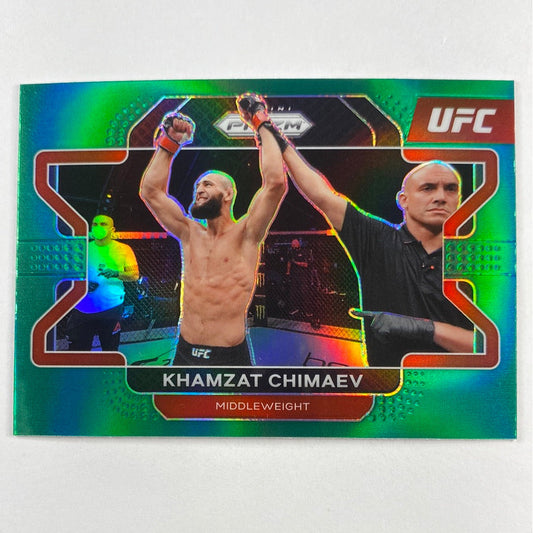 2022 Prizm Khamzat Chimaev Green Holo Prizm