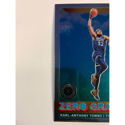 2019-20 Hoops Premium Stock Karl Anthony Towns Zero Gravity
