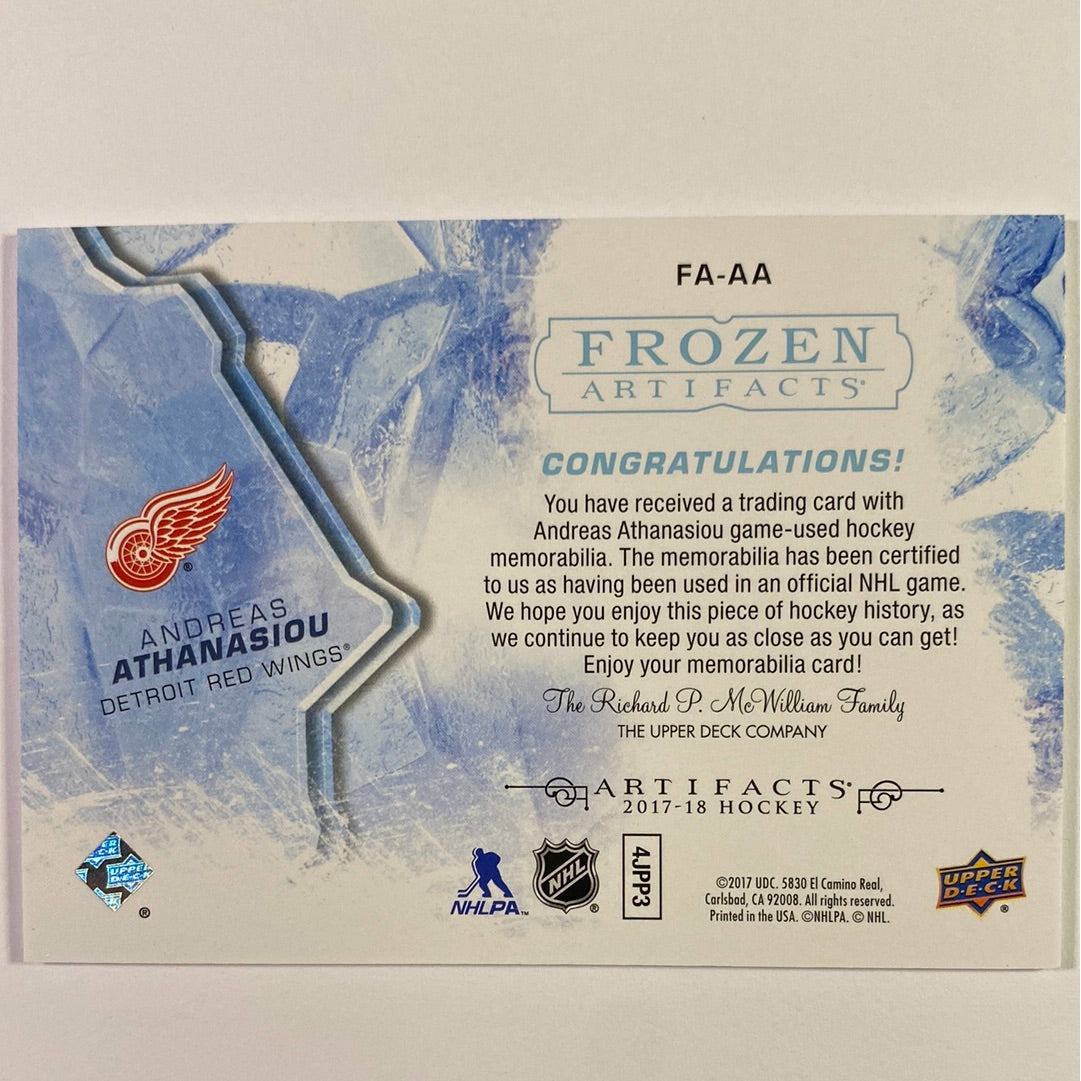 2017-18 Artifacts Andreas Athanasiou Frozen Artifacts